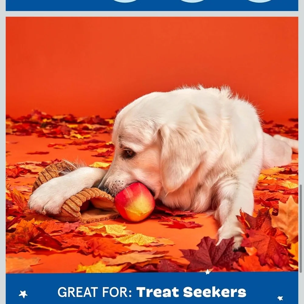 BARK Them Apples 3-in-1 Squeaky Plush Dog Toy By BARK, NWT 🍎